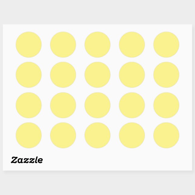 Best Solid Colour And Texture Classic Round Sticke Sticker (Sheet)