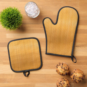 Best Solid Colour Silver Quilted Heat Protection Oven Mitt & Pot Holder Set