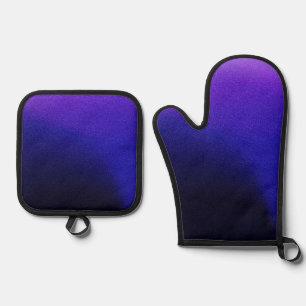 Best Solid Colour Silver Quilted Heat Protection Oven Mitt & Pot Holder Set