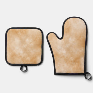 Best Solid Colour Silver Quilted Heat Protection Oven Mitt & Pot Holder Set