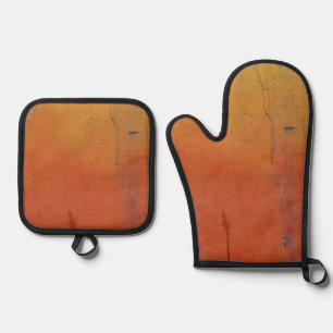 Best Solid Colour Silver Quilted Heat Protection Oven Mitt & Pot Holder Set