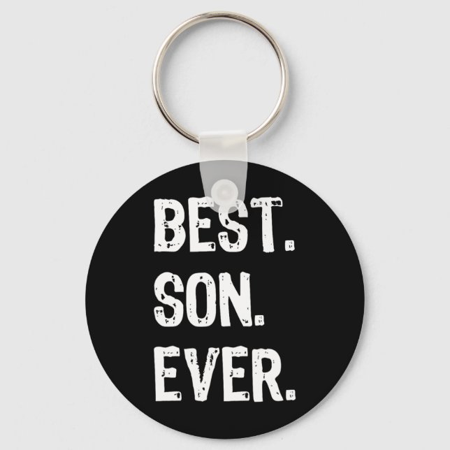 Best Son Ever Funny Family Cool  Key Ring (Front)