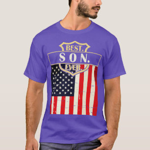 Best Son Ever Happy Father Parent Summer Vacation T-Shirt