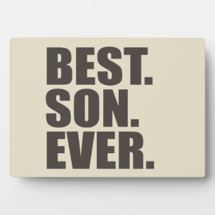 Best. Son. Ever. Plaque