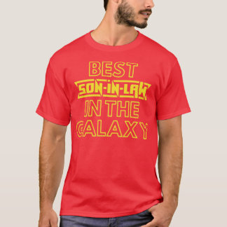 Best Son In Law In The Galaxy Cute Family Gift Ide T-Shirt
