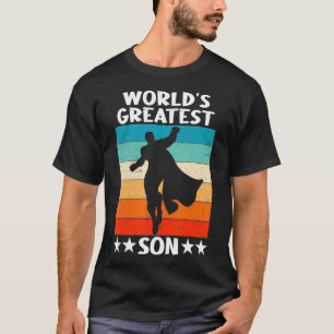 Best Son Superhero Worlds Greatest Son T-Shirt