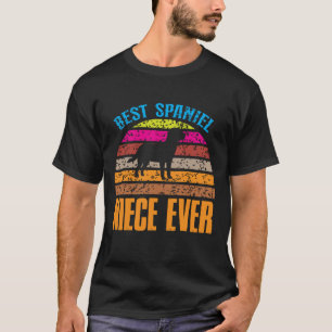 Best Spaniel NIECE EVER Vintage T-Shirt