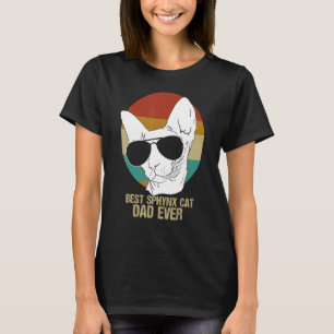 Best Sphynx Cat Dad Hairless Cat Father Mens Mp T-Shirt