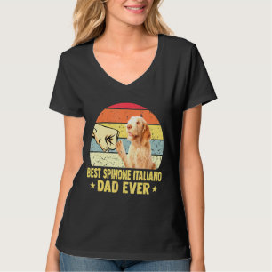 Best Spinone Italiano Dad Ever Retro Vintage Fathe T-Shirt