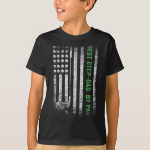 Best Step-dad By Par Father's Day Gifts Golf Lover T-Shirt
