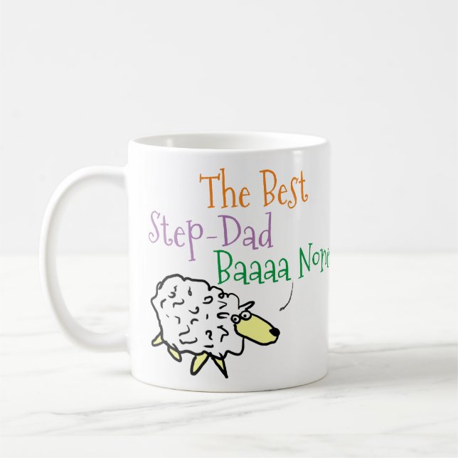 Best Step Dad Gift Coffee Mug (Left)