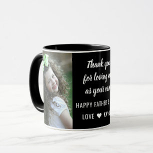 Best StepDad Happy Father's Day 2 Photo Collage Mug