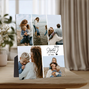 Best Stepmom Ever Custom Photo Collage Plaque