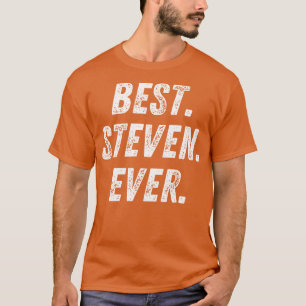 Best Steven Ever Retro First Name Gift T-Shirt