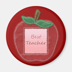 Best Teacher Apple Magnet