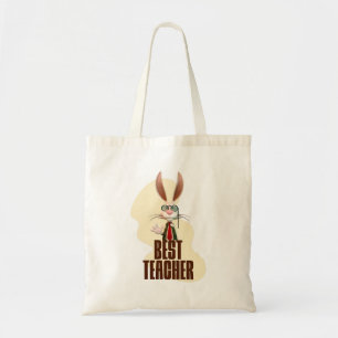 Best Teacher Bunny Rabbit Classroom Humour Tote Bag