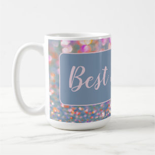 "Best Teacher" Confetti Customisable Coffee Mug