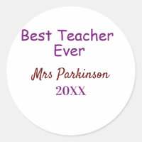 Best teacher ever add name date year simple school