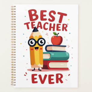 Best Teacher Ever Appreciation Gift Planner