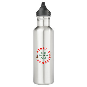 Best Teacher Ever Christmas Thanks You Gift        710 Ml Water Bottle