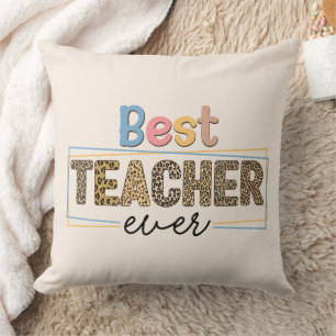 Best Teacher Ever Cushion