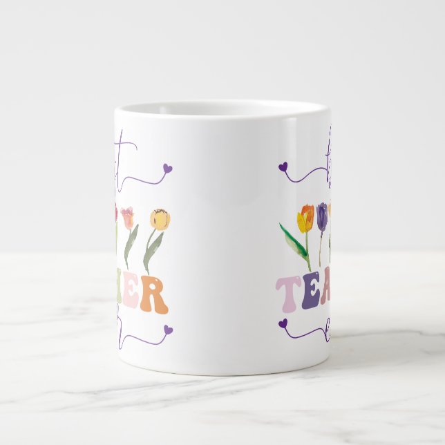 Best teacher ever, Custom mug  for teacher (Front)