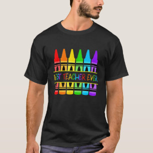 Best Teacher Ever Pencil Lgbt Pride Proud Lgbt Q 2 T-Shirt