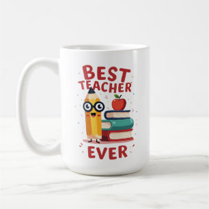 Best Teacher Ever Personalised Name Coffee Mug