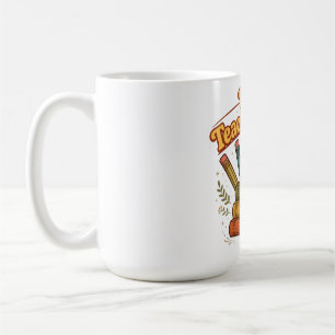 Best Teacher Ever Retro Apple Teacher Design Coffee Mug