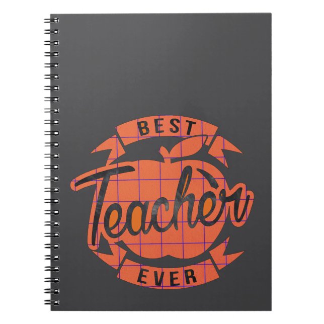Best teacher ever Spiral Photo Notebook (Front)