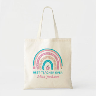 Best Teacher Ever  - Teacher Appreciation Gift Tote Bag