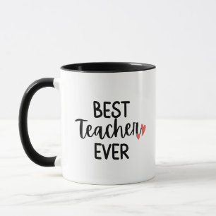 'Best Teacher Ever' Teacher Thank You Gift Mug