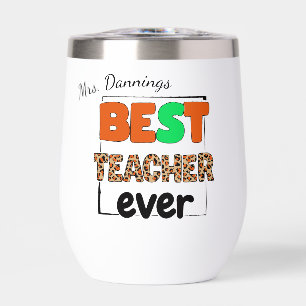 Best Teacher Ever Tigerprint