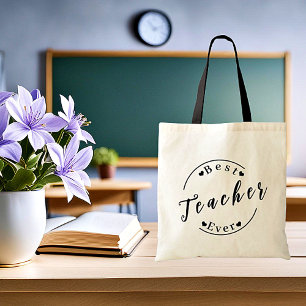 Best Teacher ever Tote Bag