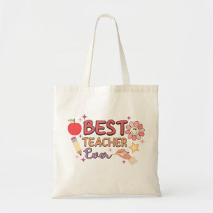 Best teacher ever tote bag