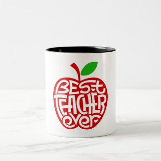 Best Teacher Ever Two-Tone Coffee Mug