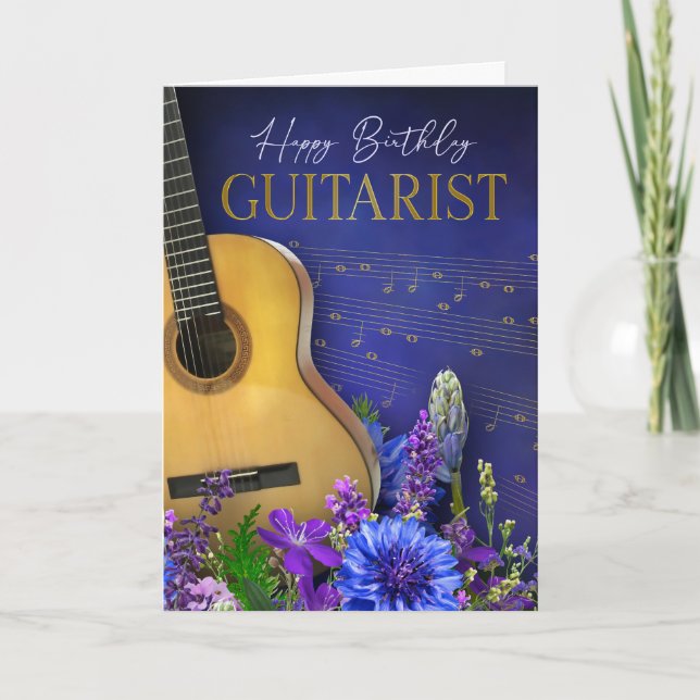 Best Teacher Floral Greeting Card (Front)