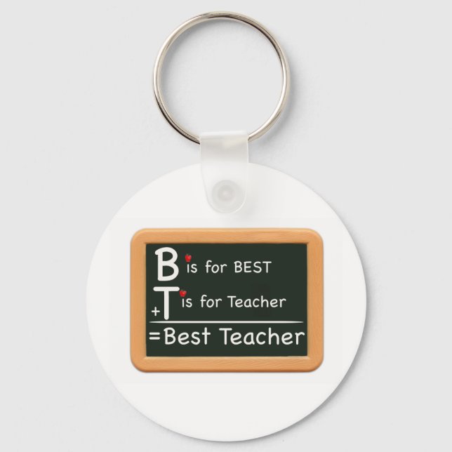 best teacher key chain (Front)