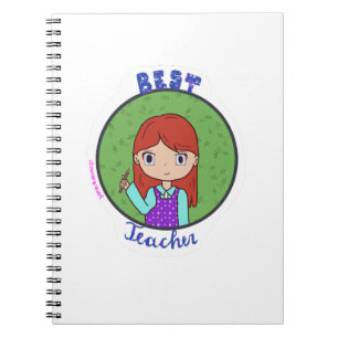 Best Teacher Pledge Doodle Drawing Notebook