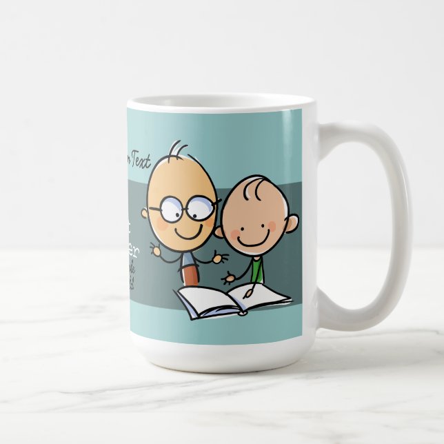 Best Teacher Tutor PERSONALIZED Thankyou gift Coffee Mug (Right)