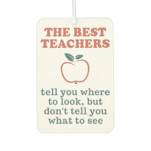 BEST TEACHERS car air freshener
