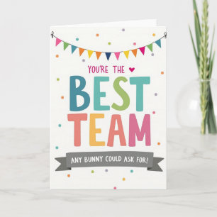 Best Team Celebration Card