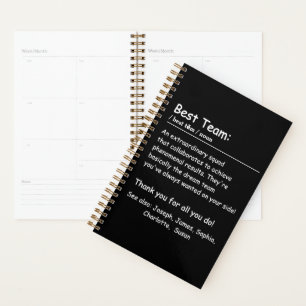 Best Team Definition employee appreciation Custom Planner