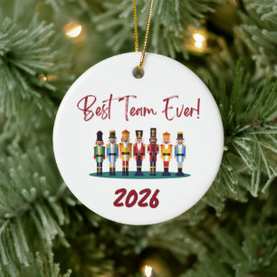 Best Team Ever Coworker Ceramic Tree Decoration