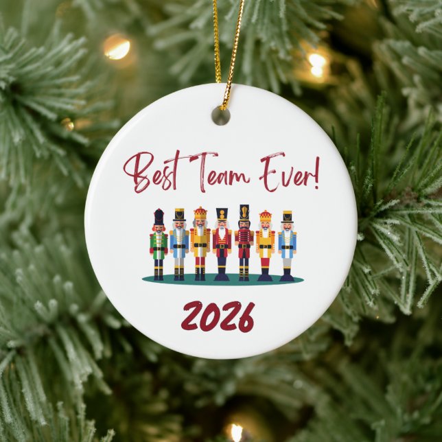 Best Team Ever Coworker  Ceramic Tree Decoration (Tree)