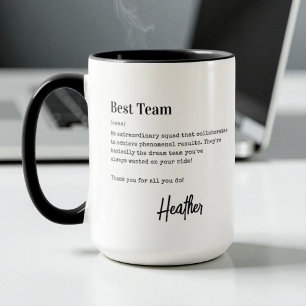 Best Team Thank You Employee Appreciation Gift  Mug