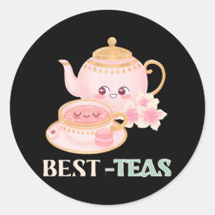 Best-Teas Tea Lovers Classic Round Sticker