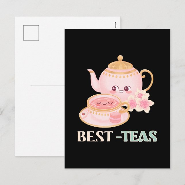 Best-Teas Tea Lovers Holiday Postcard (Front/Back)