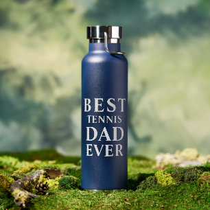 Best Tennis Dad Ever Water Bottle