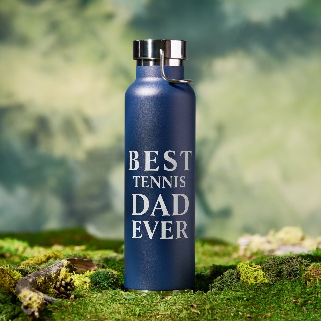 Best Tennis Dad Ever Water Bottle (Outdoor)